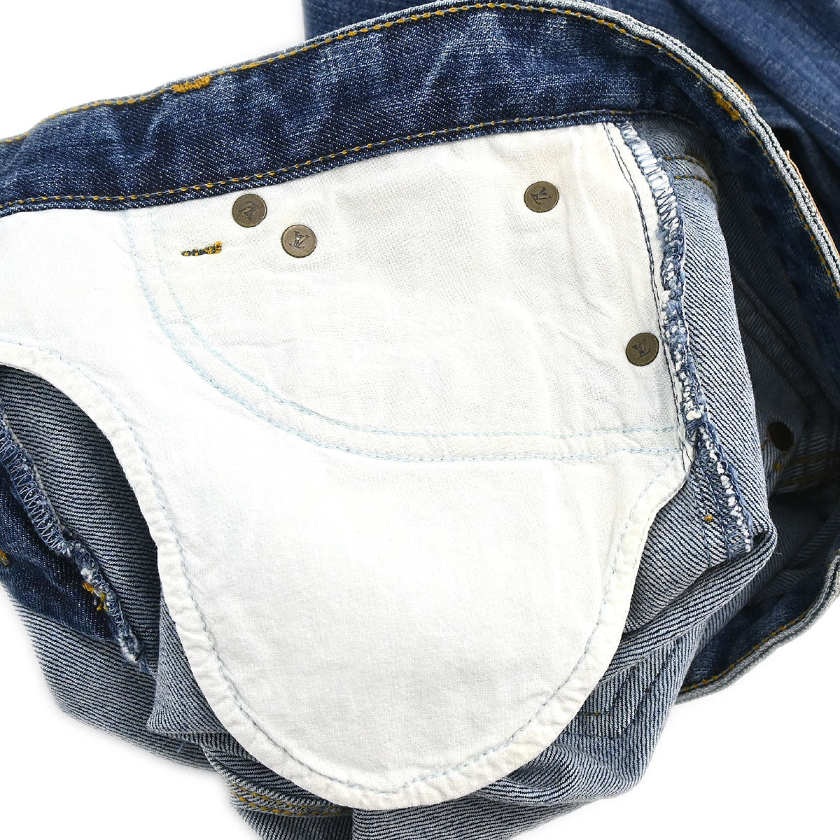 Louis Vuitton 2006 Denim Long Pants Blue #34