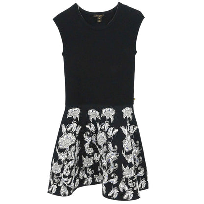 Louis Vuitton 2017 Sleeveless Floral Dress Black #S