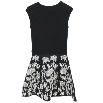 Louis Vuitton 2017 Sleeveless Floral Dress Black #S