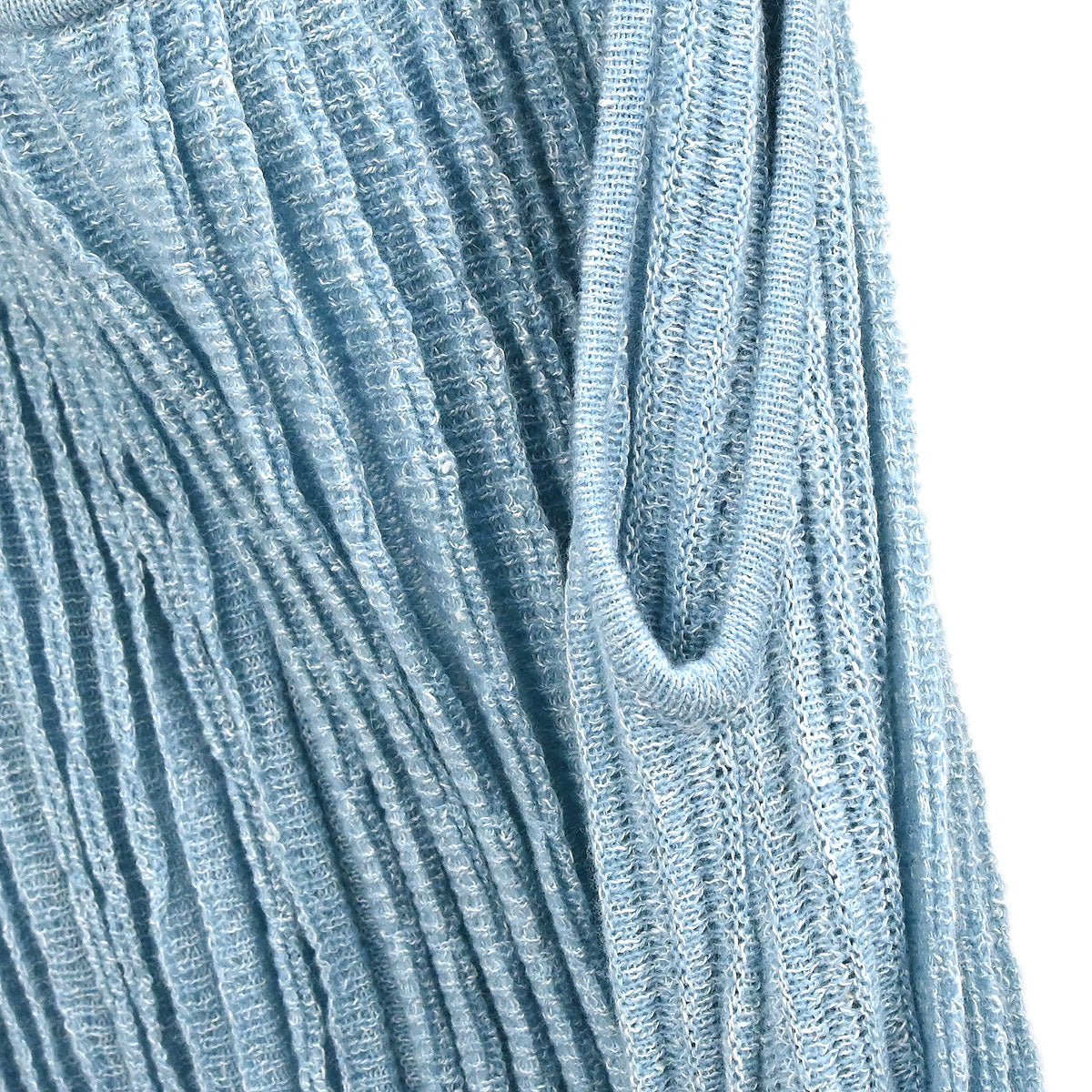 Chanel 2013 Knit Sleeveless Dress Light Blue #36
