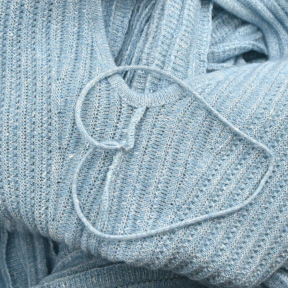 Chanel 2013 Knit Sleeveless Dress Light Blue #36
