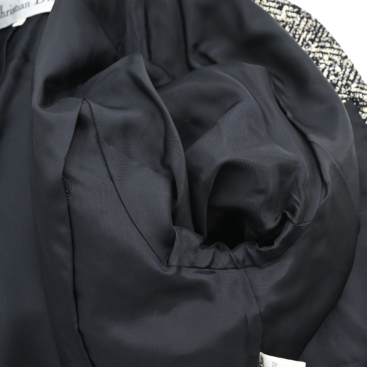 Christian Dior Setup Suit Jacket Skirt Black #40–42