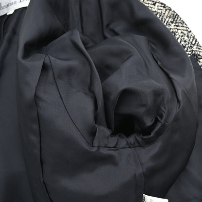 Christian Dior Setup Suit Jacket Skirt Black #40–42