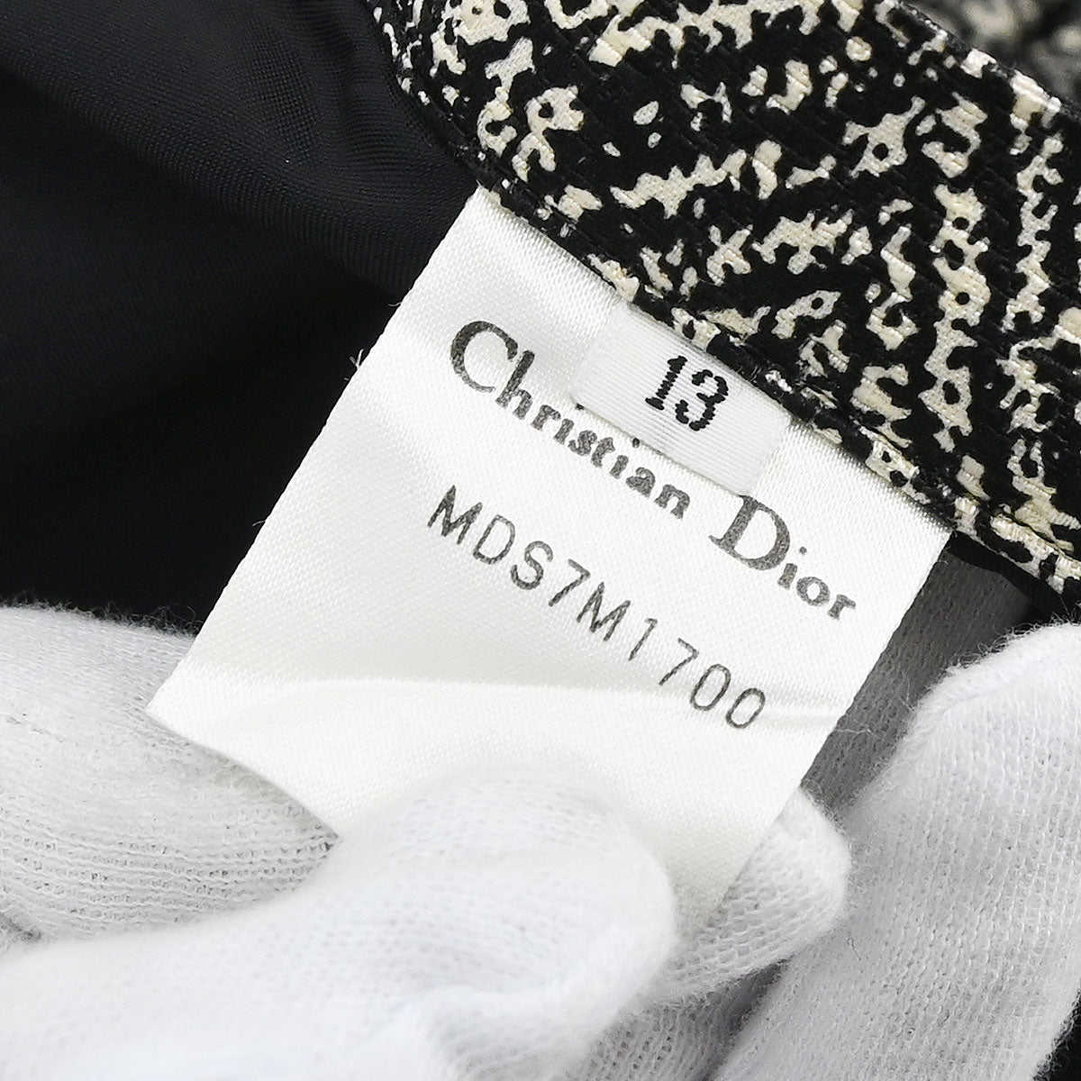 Christian Dior Setup Suit Jacket Skirt Black #40–42