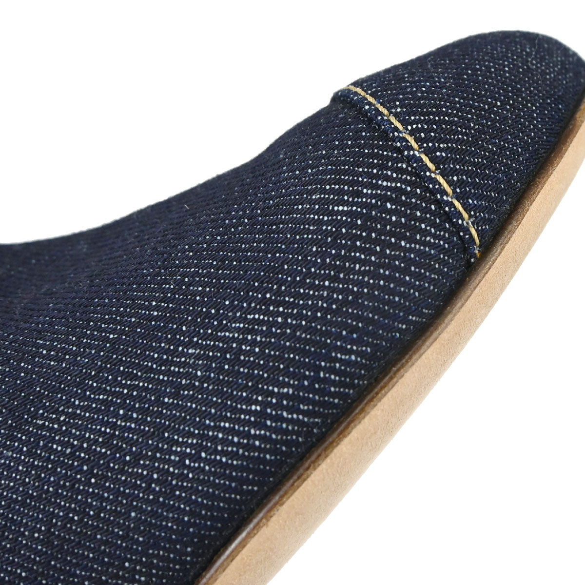Chanel * Boots Shoes Denim Indigo Shoes #38 1/2