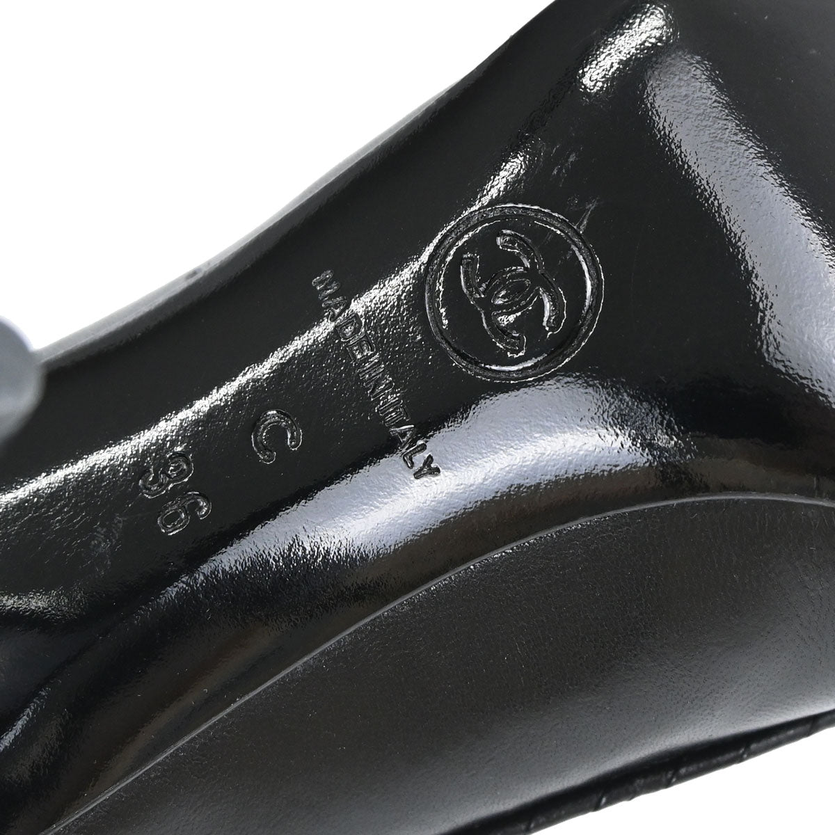 Chanel * Pumps Shoes Black Shoes #36