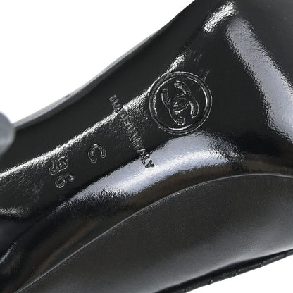Chanel * Pumps Shoes Black Shoes #36