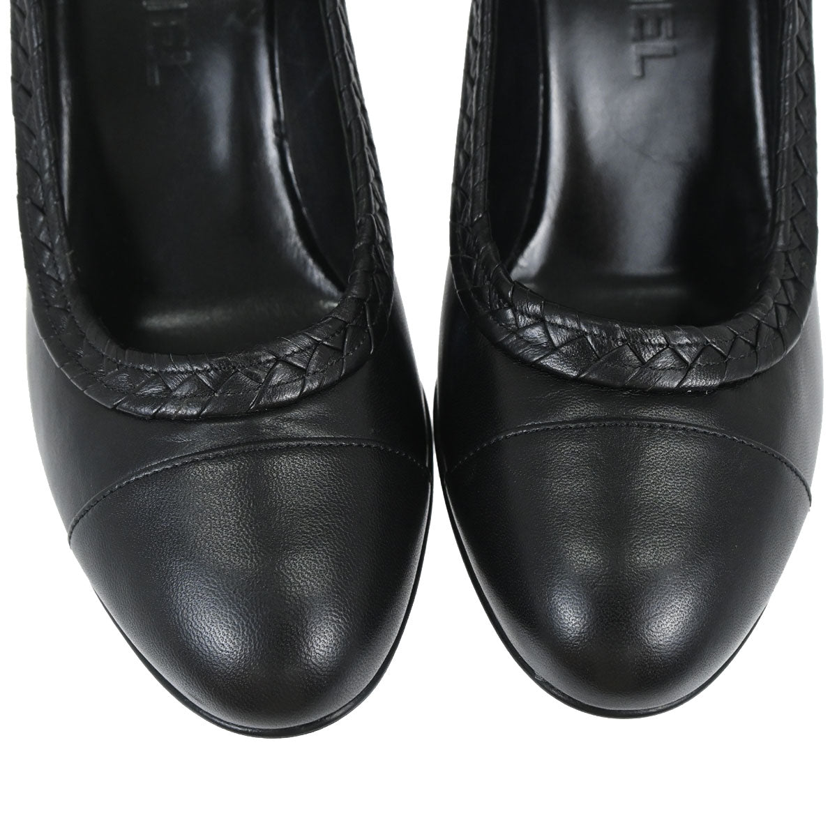 Chanel * Pumps Shoes Black Shoes #36
