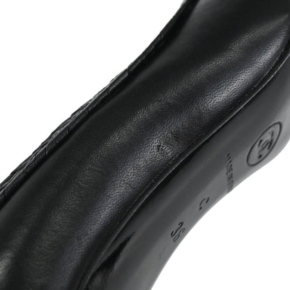 Chanel * Pumps Shoes Black Shoes #36