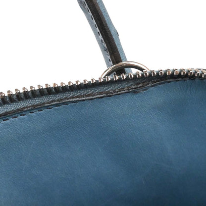 Hermes * Blue Jean Ostrich Bolide 27 2way Shoulder Handbag