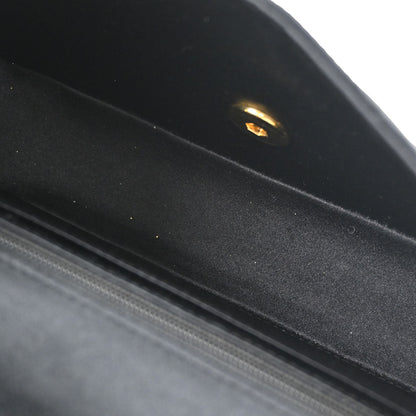 Chanel Black Satin Mini Diana Shoulder Bag