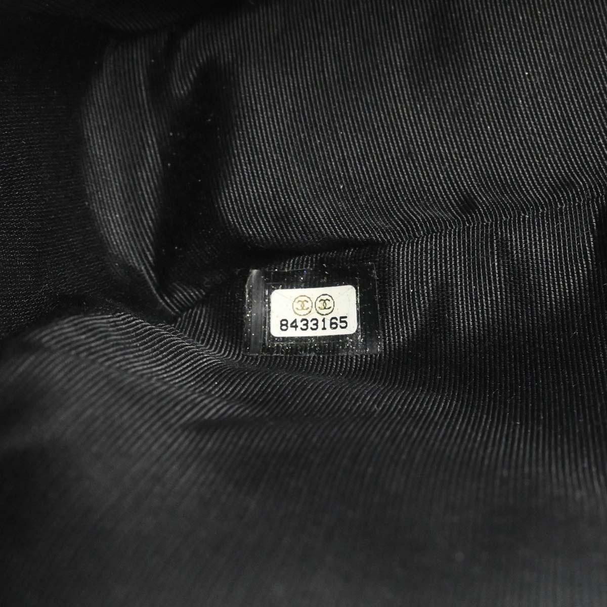 Chanel 2003-2004 Black Lambskin Chevron Single Flap Shoulder Bag