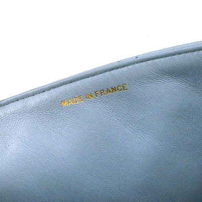 Chanel 1991-1994 Light Blue Lambskin Medium Diana Shoulder Bag