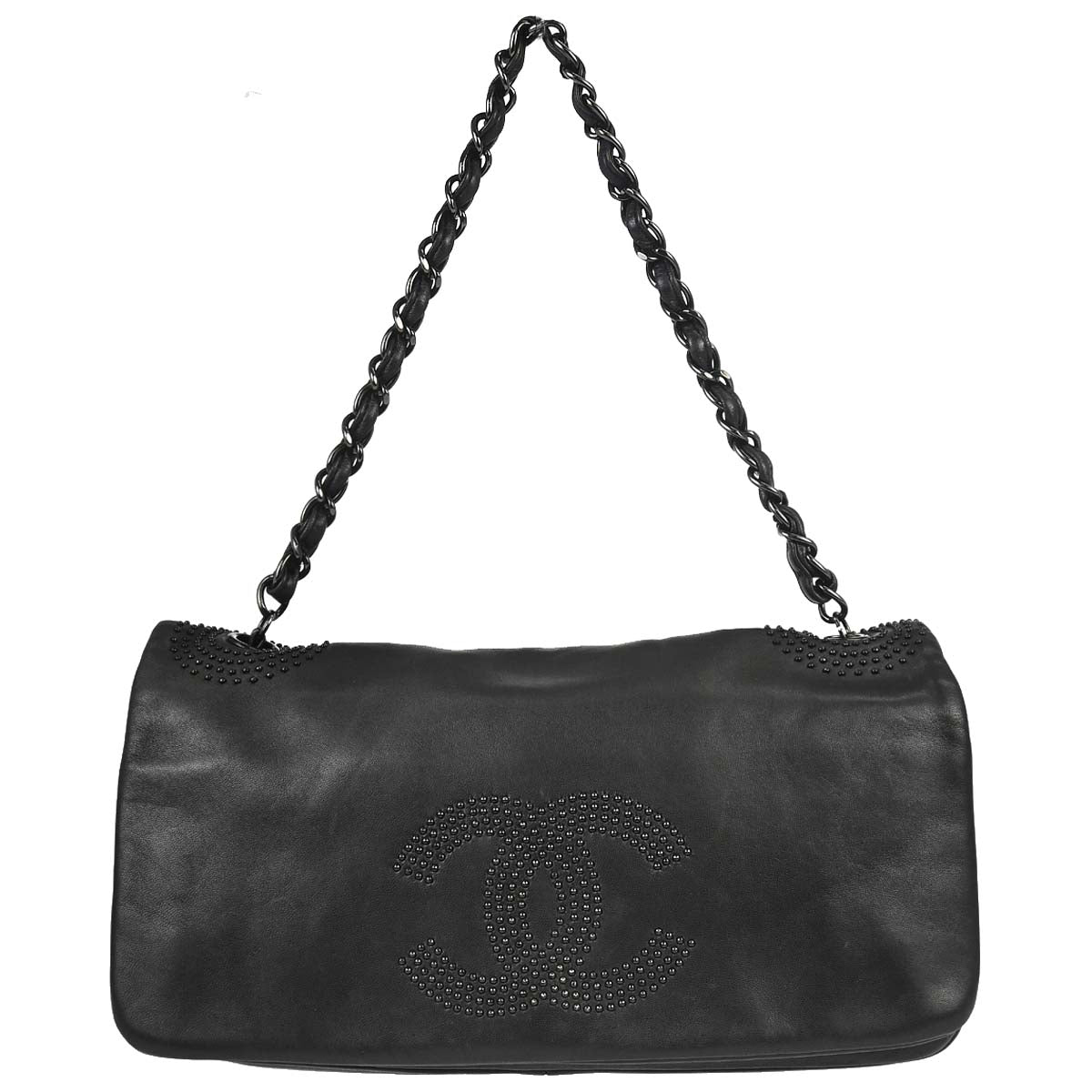 Chanel 2008-2009 Black Lambskin Handbag