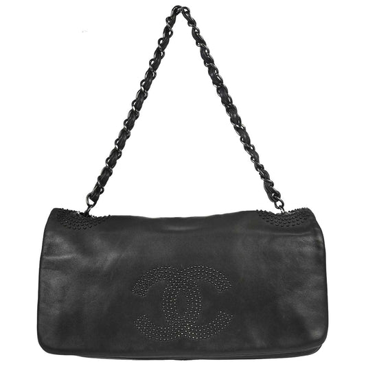 Chanel 2008-2009 Black Lambskin Handbag