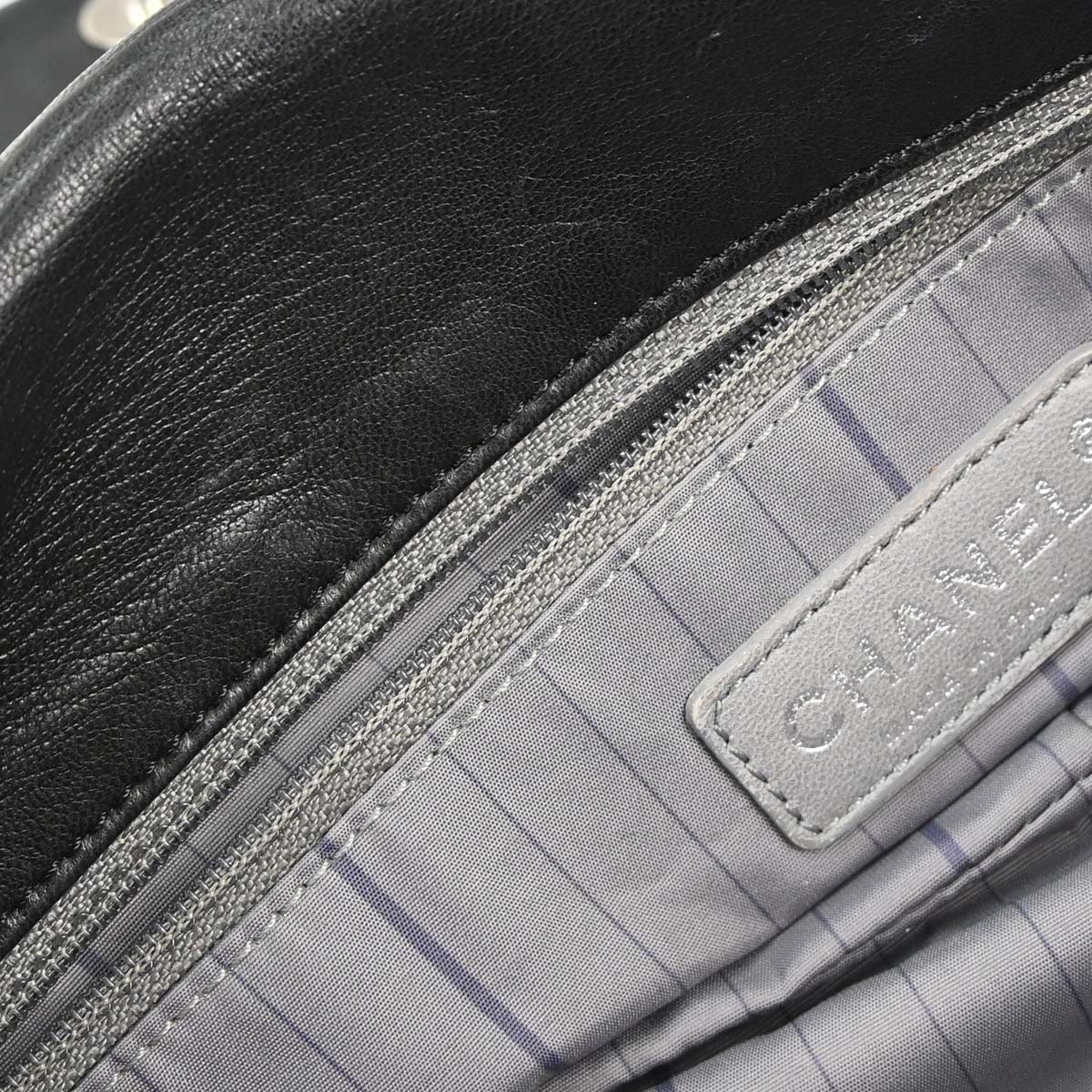 Chanel 2008-2009 Black Lambskin Handbag