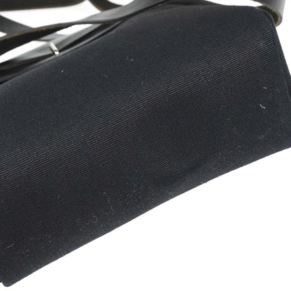 Hermes Black Natural Toile Officier GM Herbag TPM 2 in 1 Shoulder Bag