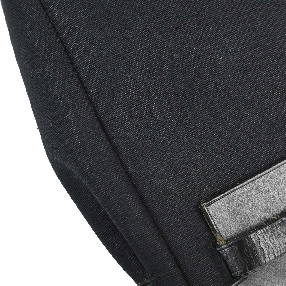 Hermes Black Natural Toile Officier GM Herbag TPM 2 in 1 Shoulder Bag