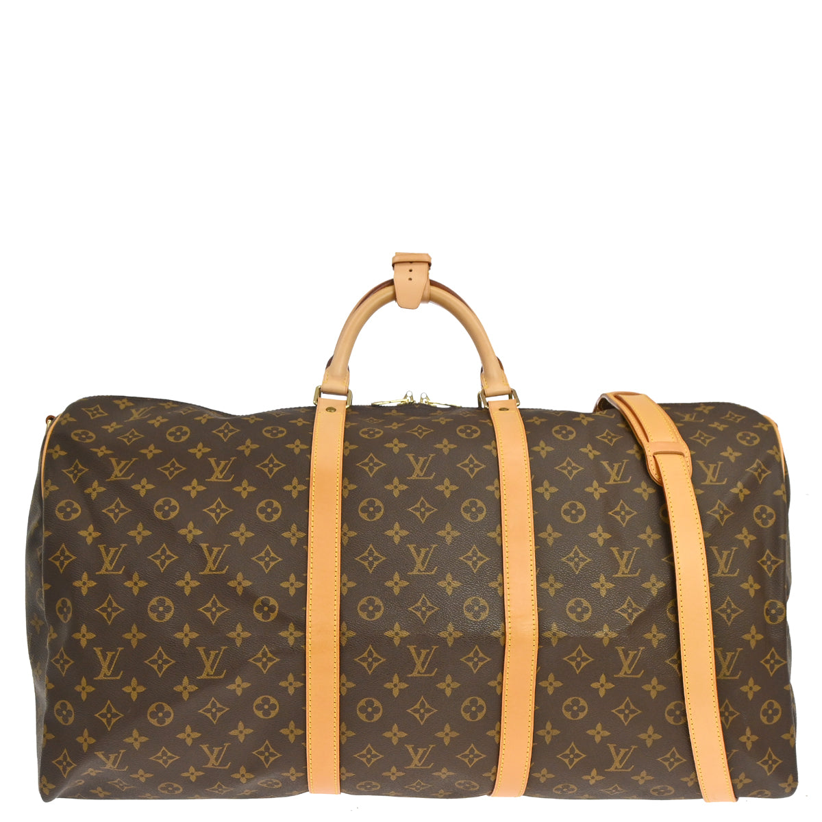 Louis Vuitton 1996 Monogram Keepall Bandouliere 60 Duffle Bag M41412