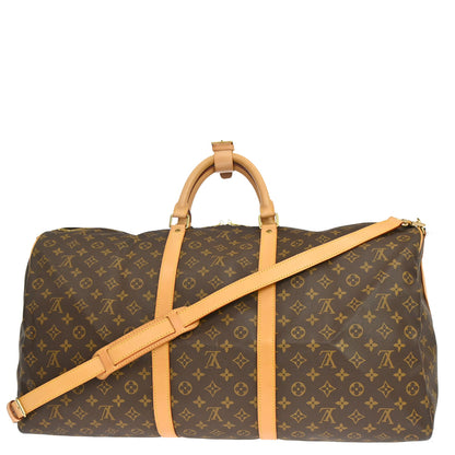 Louis Vuitton 1996 Monogram Keepall Bandouliere 60 Duffle Bag M41412