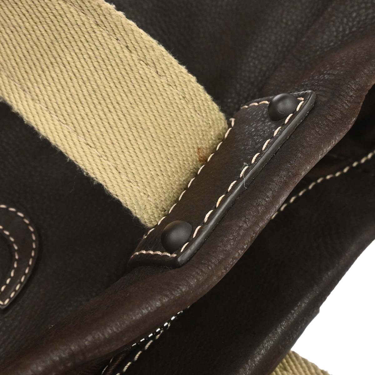 Loewe * Brown Leather Anagram 2way Shoulder Tote Bag