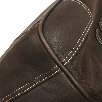 Loewe * Brown Leather Anagram 2way Shoulder Tote Bag