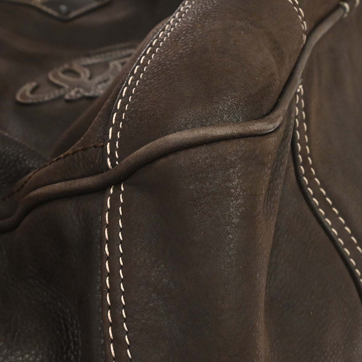Loewe * Brown Leather Anagram 2way Shoulder Tote Bag