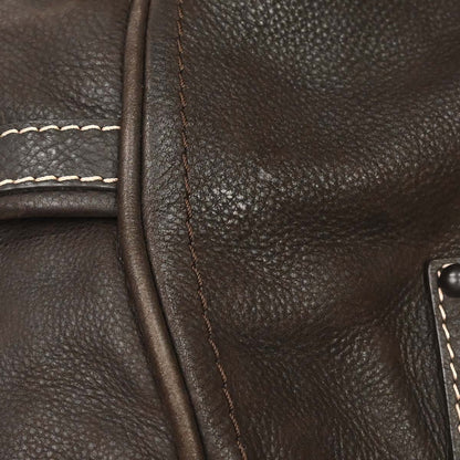 Loewe * Brown Leather Anagram 2way Shoulder Tote Bag