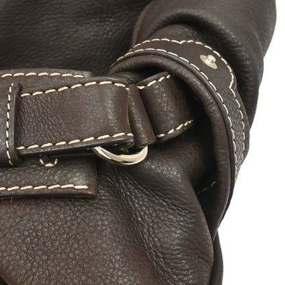 Loewe * Brown Leather Anagram 2way Shoulder Tote Bag