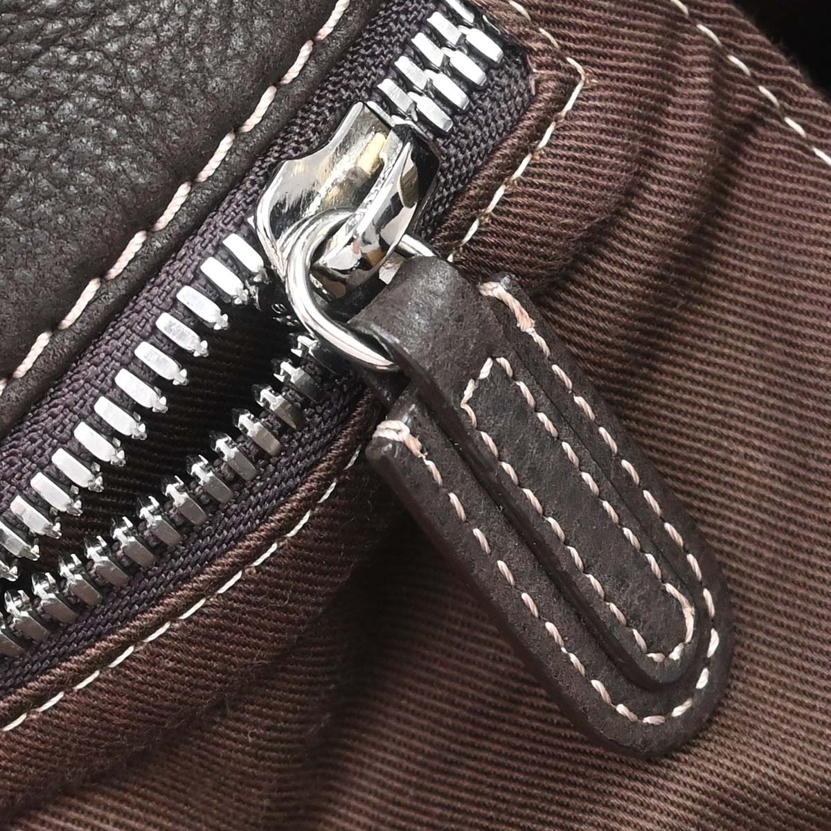 Loewe * Brown Leather Anagram 2way Shoulder Tote Bag