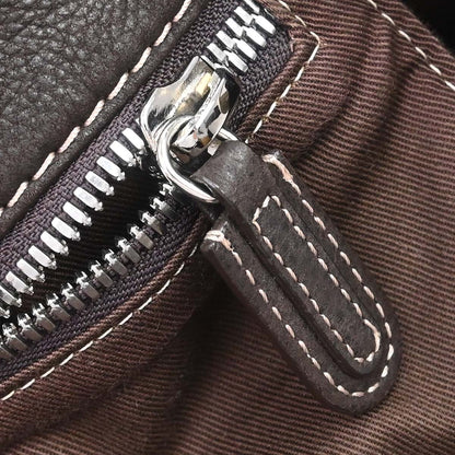 Loewe * Brown Leather Anagram 2way Shoulder Tote Bag