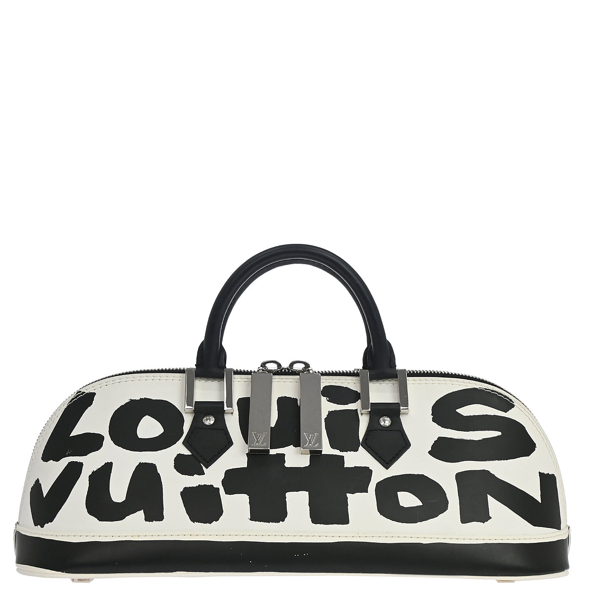 Louis Vuitton 2001 Black Graffiti Alma Horizontal Handbag M92175