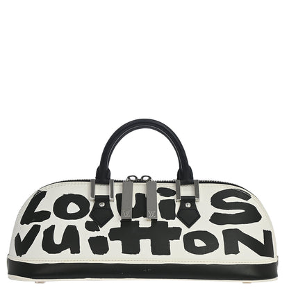 Louis Vuitton 2001 Black Graffiti Alma Horizontal Handbag M92175