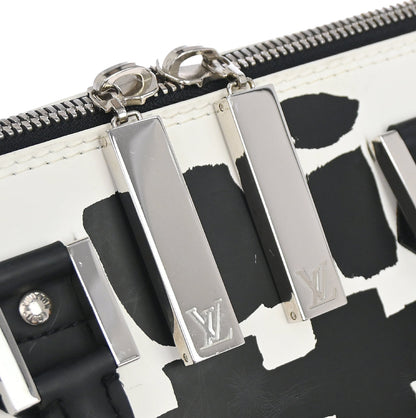 Louis Vuitton 2001 Black Graffiti Alma Horizontal Handbag M92175