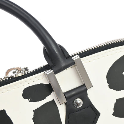 Louis Vuitton 2001 Black Graffiti Alma Horizontal Handbag M92175