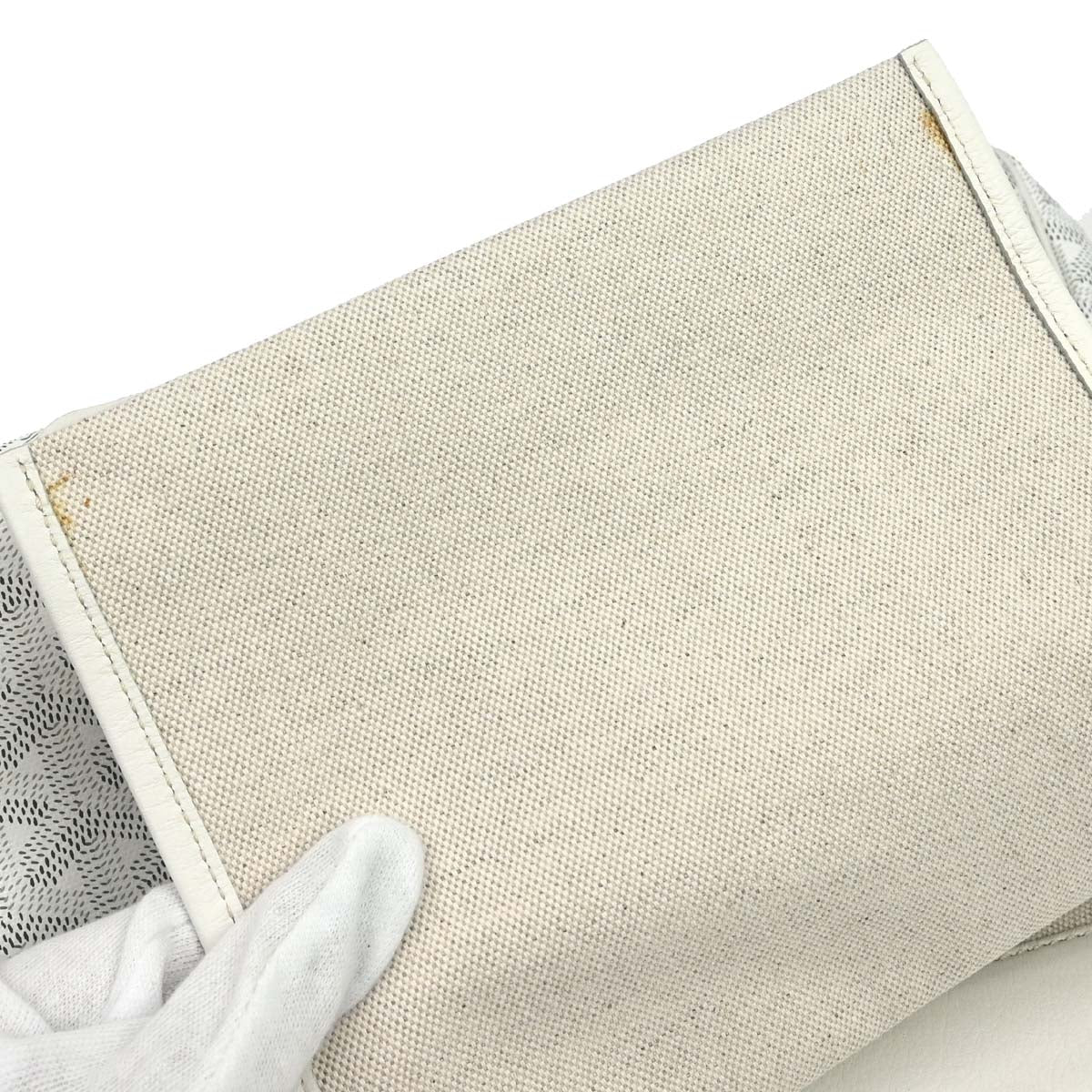Goyard White Rouette Shoulder Bag