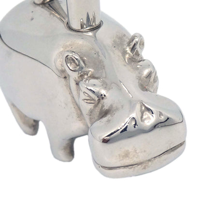 Hermes 2005 Annee Des Fleuves Cadena Silver Small Good