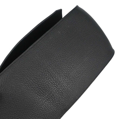 Hermes Black Taurillon Clemence Jypsiere 34 Shoulder Bag
