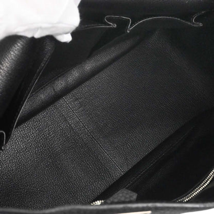 Hermes Black Taurillon Clemence Jypsiere 34 Shoulder Bag