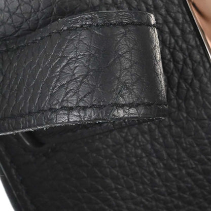 Hermes Black Taurillon Clemence Jypsiere 34 Shoulder Bag