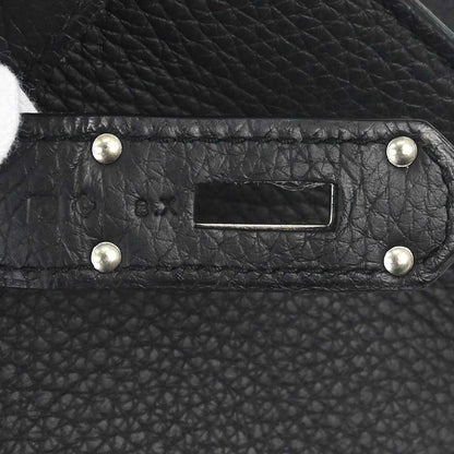 Hermes Black Taurillon Clemence Jypsiere 34 Shoulder Bag
