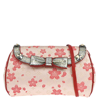 Louis Vuitton 2003 Monogram Cherry Blossom Griotte Shoulder Bag M92588