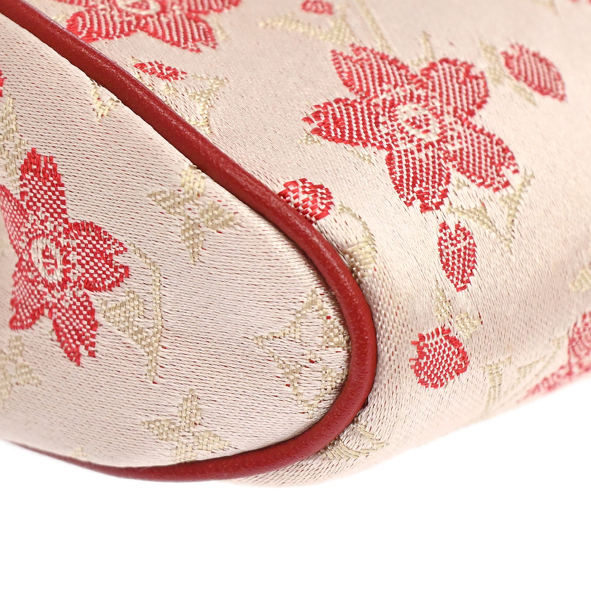 Louis Vuitton 2003 Monogram Cherry Blossom Griotte Shoulder Bag M92588