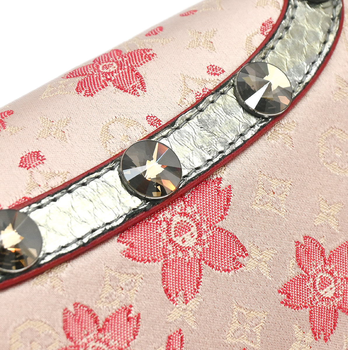 Louis Vuitton 2003 Monogram Cherry Blossom Griotte Shoulder Bag M92588