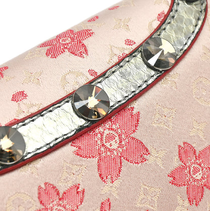Louis Vuitton 2003 Monogram Cherry Blossom Griotte Shoulder Bag M92588