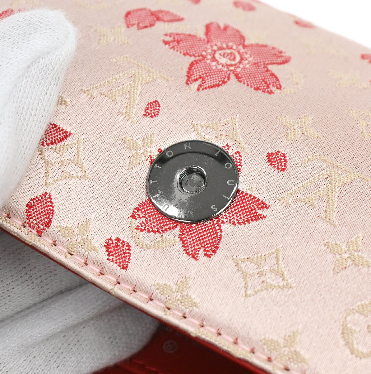 Louis Vuitton 2003 Monogram Cherry Blossom Griotte Shoulder Bag M92588