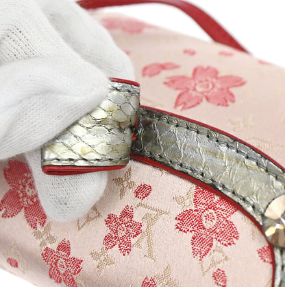 Louis Vuitton 2003 Monogram Cherry Blossom Griotte Shoulder Bag M92588