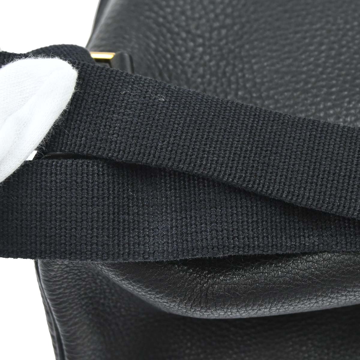 Hermes Black Togo Kelly A Dos GM Backpack