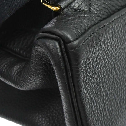 Hermes Black Togo Kelly A Dos GM Backpack