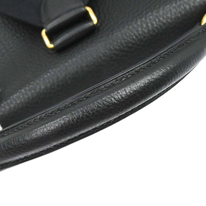 Hermes Black Togo Kelly A Dos GM Backpack